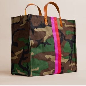 Parker Thatch- XL Mimi - Nylon Camo With Pink & Red Stripe